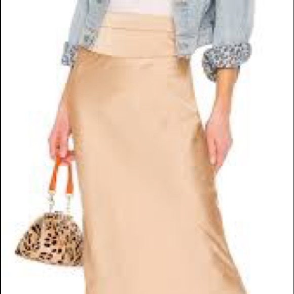 FP free people praline skirt Normani bias size 2 - Picture 5 of 9